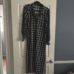 Black and White Sheer coverup